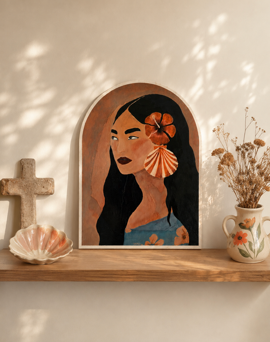 Wahine Art Tile Large