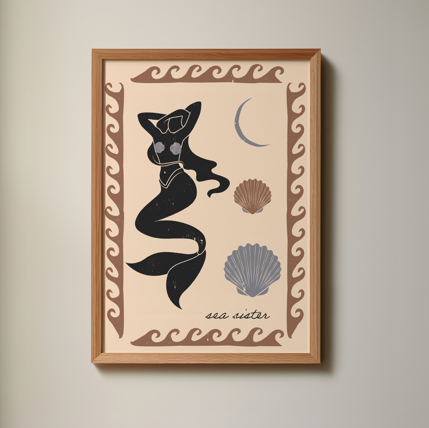 Sea Sister Art Print