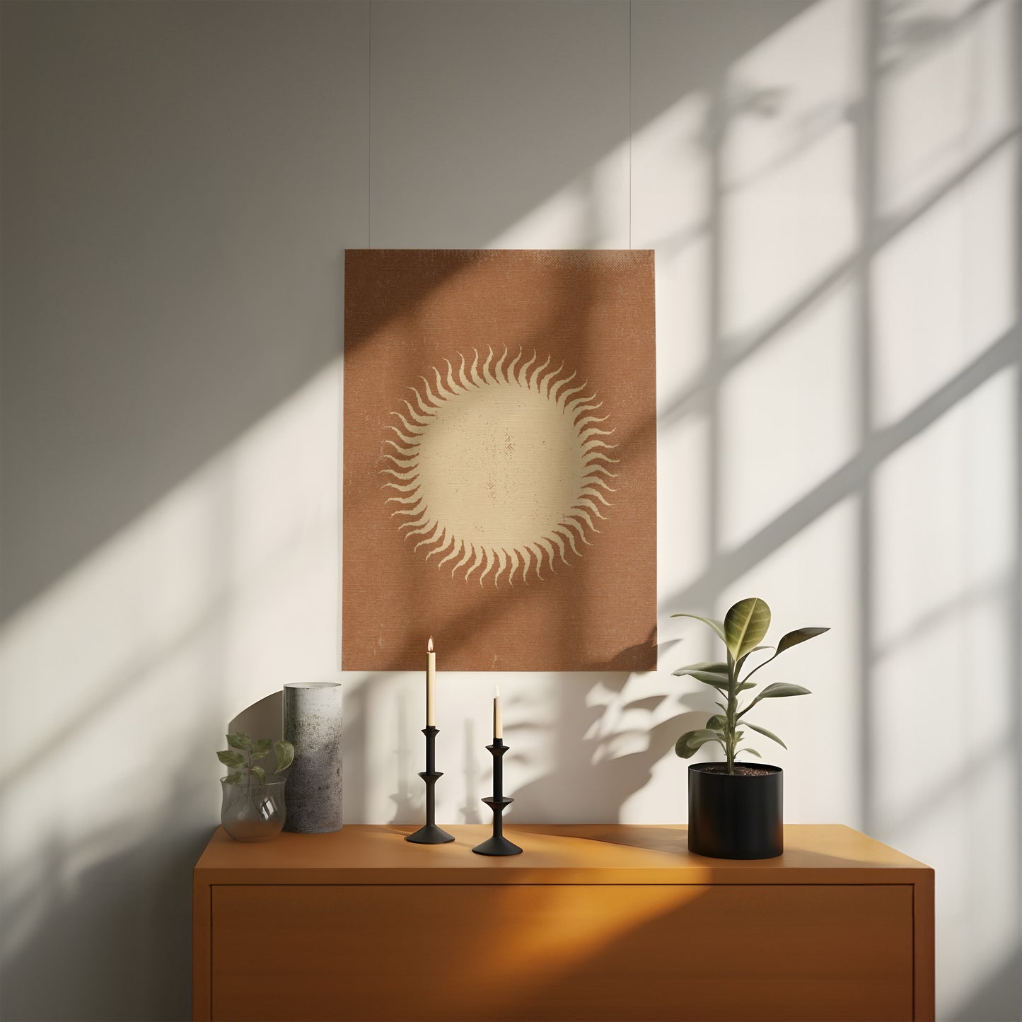 Earthy Brown Art Print-Sun Sister
