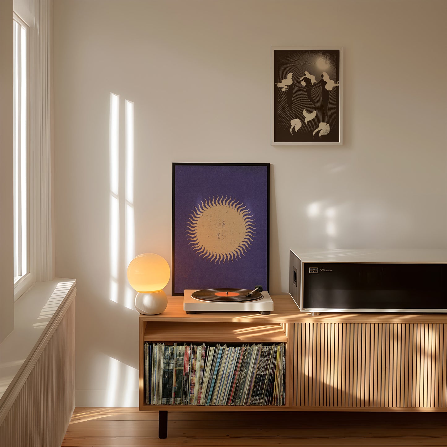 Midnight Blue Art Print-Sun Sister