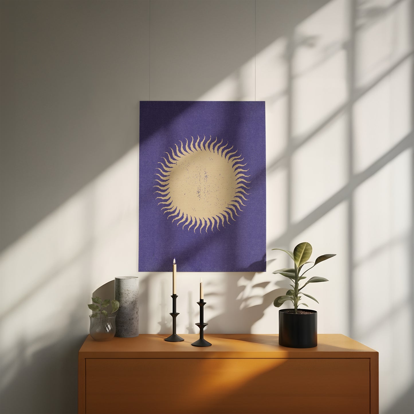 Midnight Blue Art Print-Sun Sister
