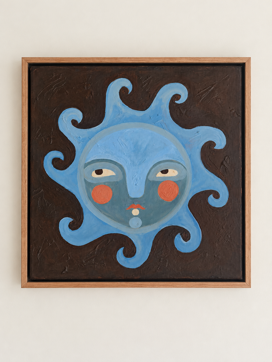 Sun Face Blue