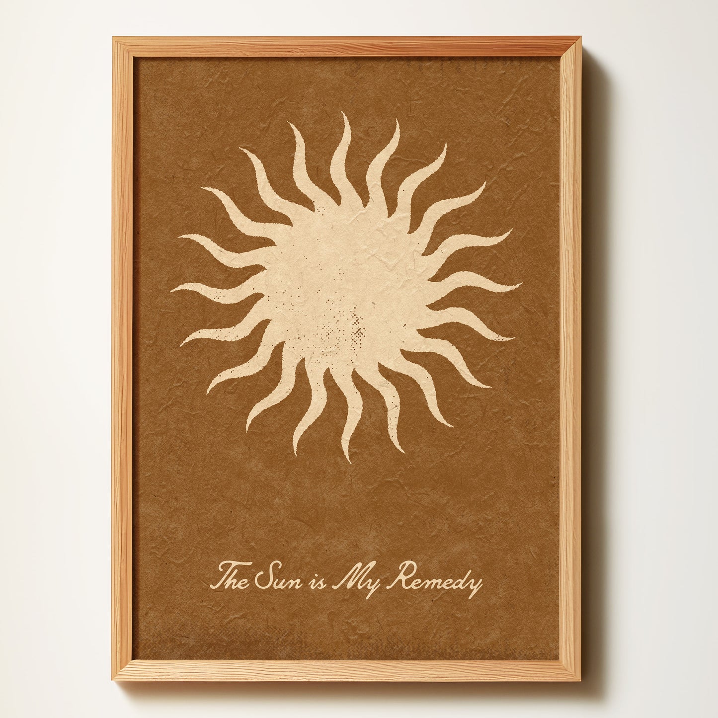 The Sun is my Remedy Amber