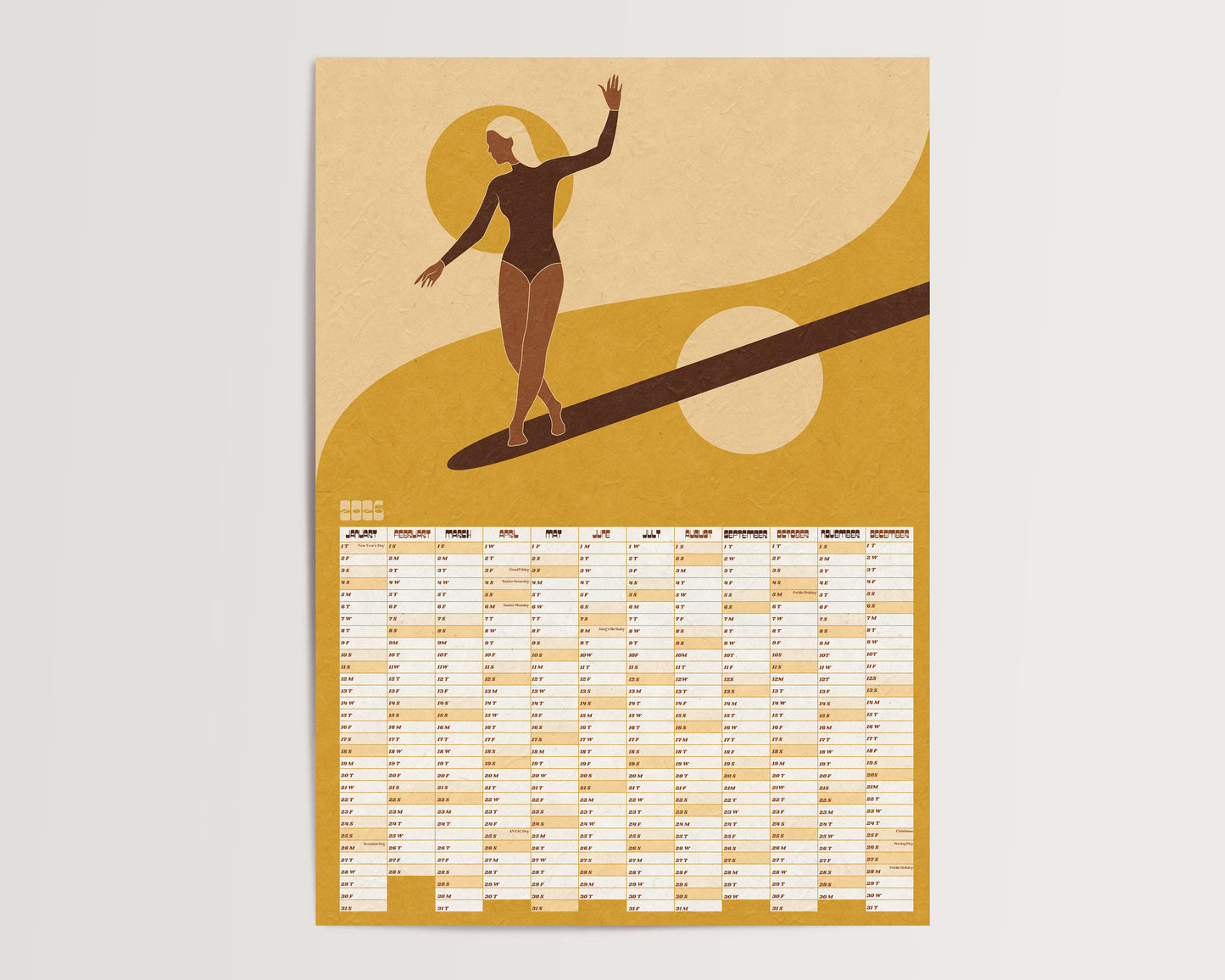 2026 Yin Yang A3 Planner Calendar