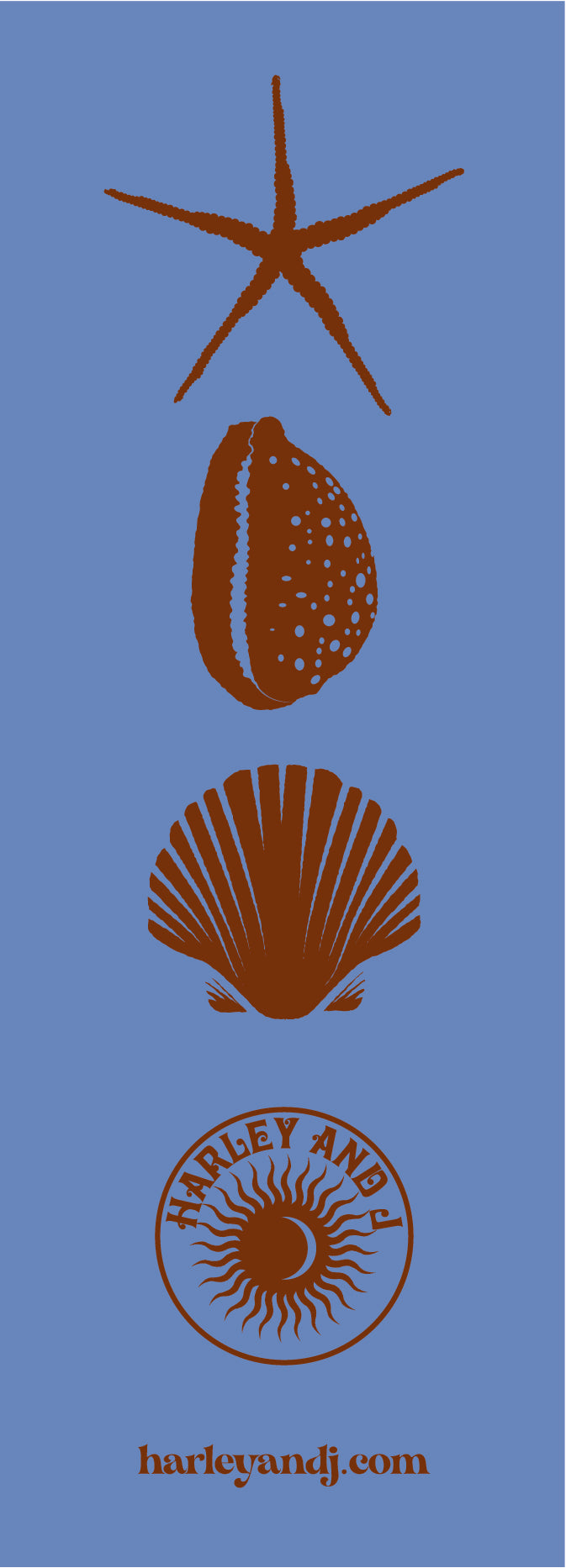 Shell Collector  BLUE Bookmark